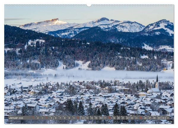 Produktbild: Wanderziele rund um Oberstdorf (hochwertiger Premium Wandkalender 2026 DIN A2 quer), Kunstdruck in Hochglanz