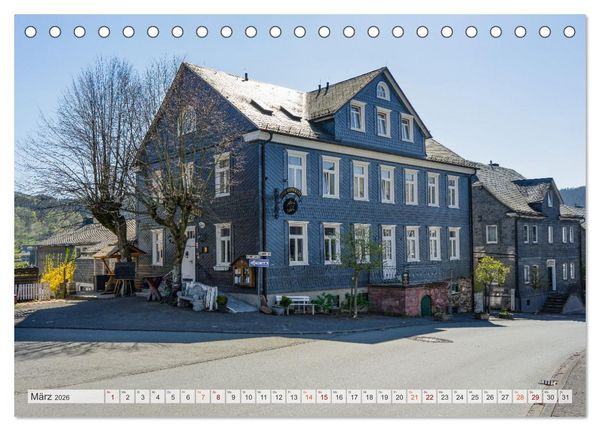 Produktbild: Bad Berleburg Impressionen (Tischkalender 2026 DIN A5 quer), CALVENDO Monatskalender