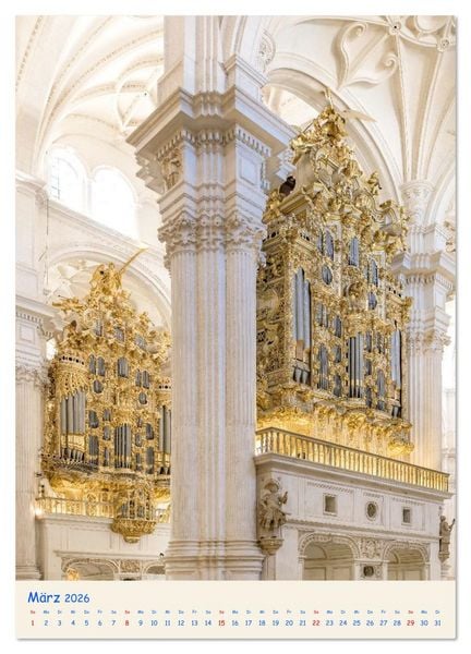 Produktbild: Orgel Giganten (Wandkalender 2026 DIN A4 hoch), CALVENDO Monatskalender