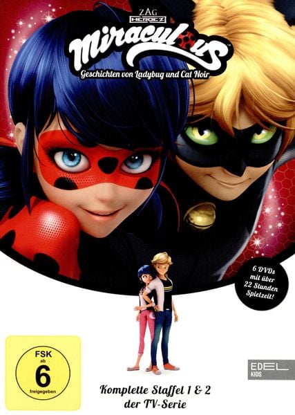 Miraculous - Staffelbox 1 + 2 DVD VK [6 DVDs]