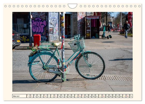 Produktbild: Fahrr&auml;der im Stadtbild (Wandkalender 2027 DIN A4 quer), CALVENDO Monatskalender