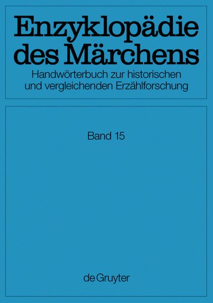 Produktbild: Enzyklop&auml;die des M&auml;rchens / Verzeichnisse, Register, Corrigenda