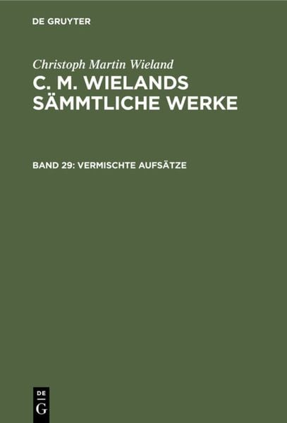 Produktbild: Vermischte Aufs&auml;tze