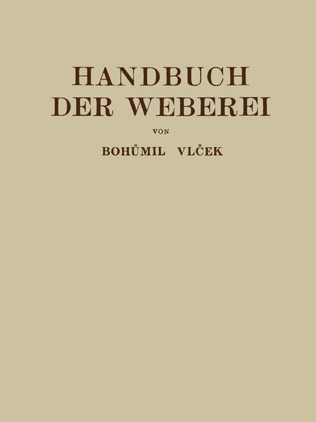 Produktbild: Handbuch der Weberei