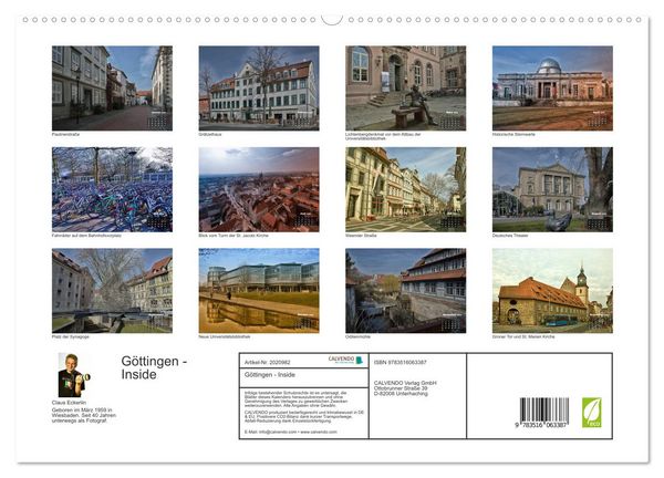 Produktbild: G&ouml;ttingen - Inside (hochwertiger Premium Wandkalender 2026 DIN A2 quer), Kunstdruck in Hochglanz