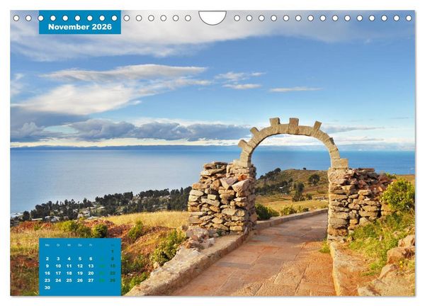 Produktbild: Erlebe mit mir das unverwechselbare Peru (Wandkalender 2026 DIN A4 quer), CALVENDO Monatskalender