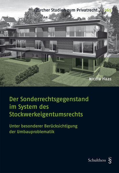 Produktbild: Der Sonderrechtsgegenstand im System des Stockwerkeigentumsrechts