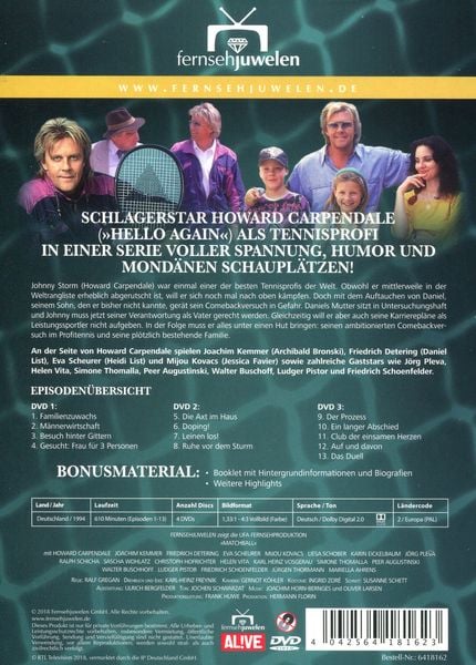 Produktbild: Matchball - Komplettbox (Tennis-Serie mit Howard Carpendale) - Fernsehjuwelen [3 DVDs]