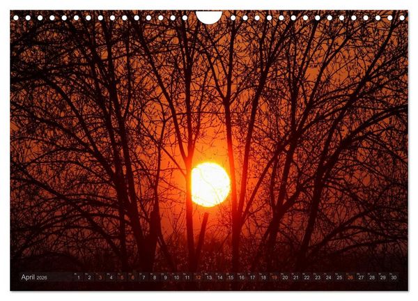 Produktbild: Zauberhafte Abendstimmung (Wandkalender 2026 DIN A4 quer), CALVENDO Monatskalender