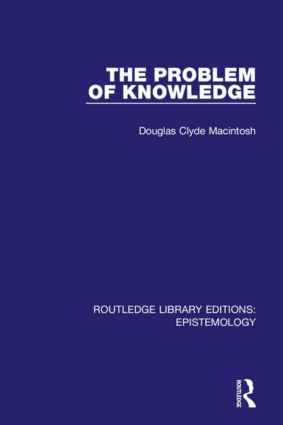 Produktbild: The Problem of Knowledge
