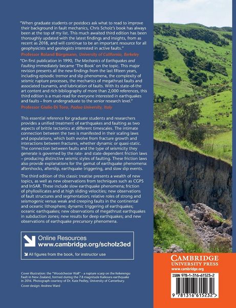 Produktbild: The Mechanics of Earthquakes and Faulting