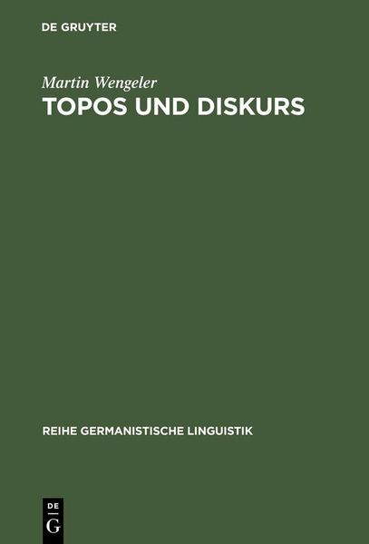 Produktbild: Topos und Diskurs