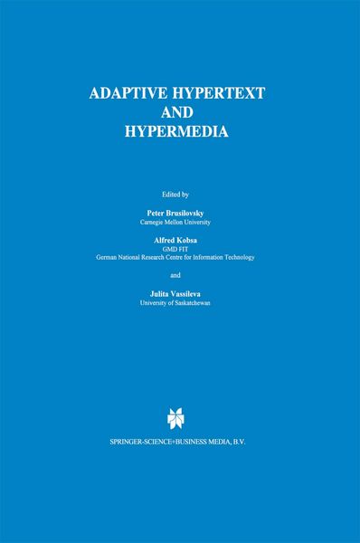 Produktbild: Adaptive Hypertext and Hypermedia