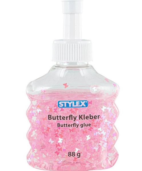 Produktbild: STYLEX Butterfly-Kleber 88g 2fach sortiert Flasche