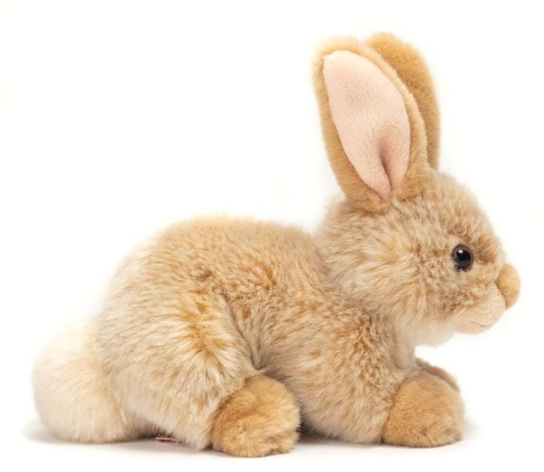 Produktbild: Hase sitzend beige, 18 cm