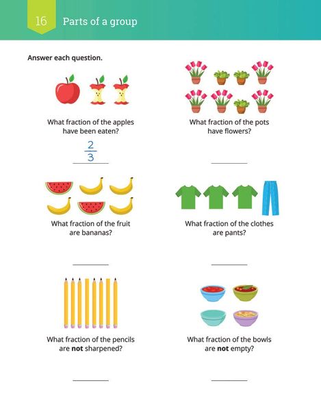Produktbild: IXL Math Workbook: Grade 3 Fractions