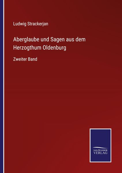 Produktbild: Aberglaube und Sagen aus dem Herzogthum Oldenburg