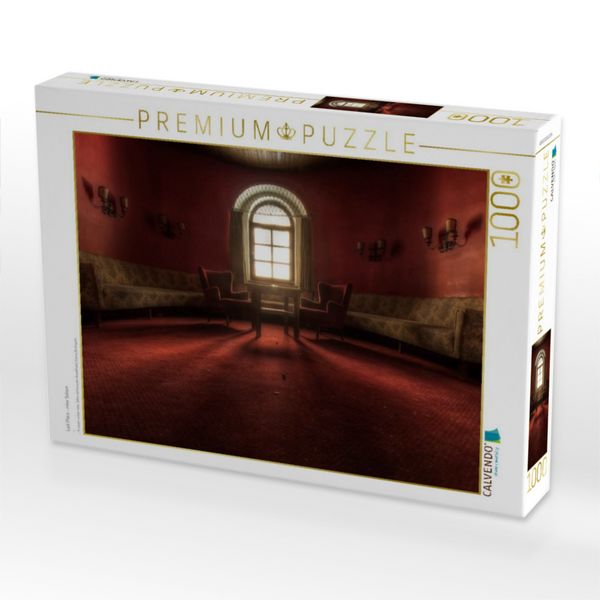 Produktbild: CALVENDO Puzzle Lost Place - roter Saloon | 1000 Teile Lege-Gr&ouml;&szlig;e 64x48cm Foto-Puzzle f&uuml;r gl&uuml;ckliche Stunden