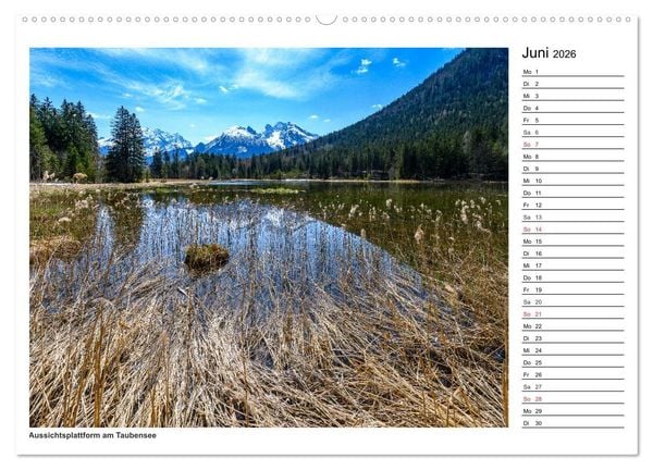 Produktbild: Servus im Bergsteigerdorf Ramsau (Wandkalender 2026 DIN A2 quer), CALVENDO Monatskalender