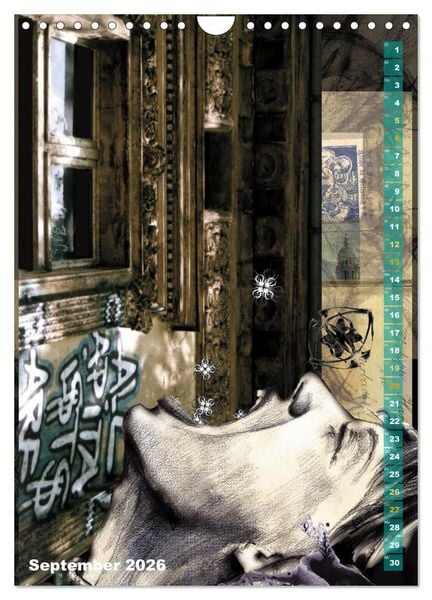 Produktbild: Dreams and Nightmares - Fantasy & Sci-Fi Art / 2026 (Wandkalender 2026 DIN A4 hoch), CALVENDO Monatskalender