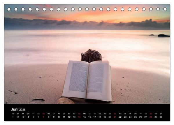 Produktbild: wonderful moments - R&uuml;gen 2026 (Tischkalender 2026 DIN A5 quer), CALVENDO Monatskalender