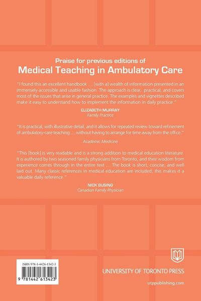 Produktbild: Medical Teaching in Ambulatory Care, Third Edition