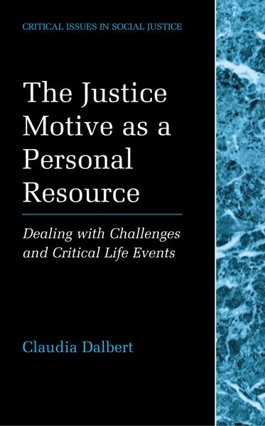 Produktbild: The Justice Motive as a Personal Resource