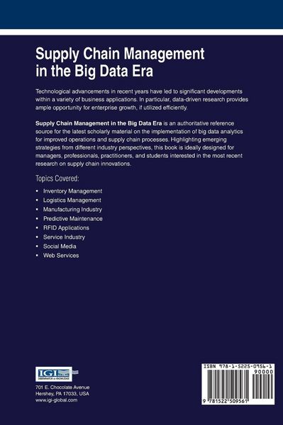 Produktbild: Supply Chain Management in the Big Data Era