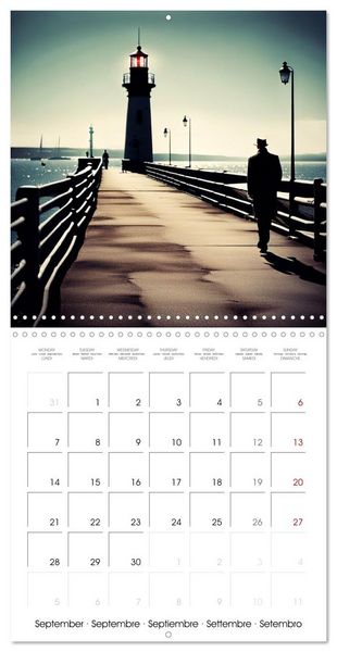 Produktbild: In love with Edward Hopper (Wall Calendar 2026 12 &times; 12 Inch) CALVENDO 12 Month Wall Calendar