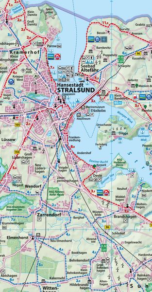 Produktbild: Reise- und Entdeckerkarte Fischland-Dar&szlig;-Zingst und R&uuml;gen