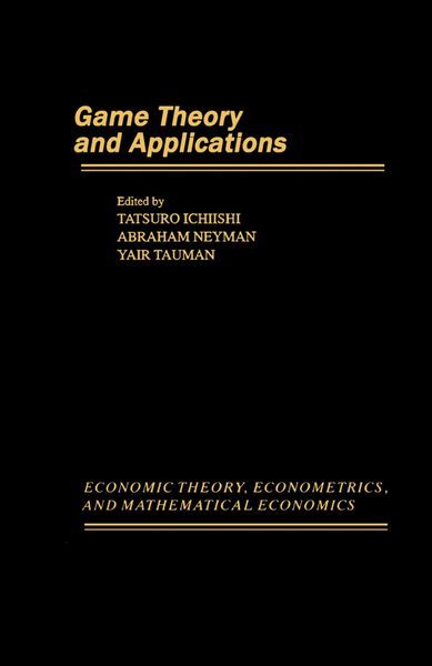 Produktbild: Game Theory and Applications