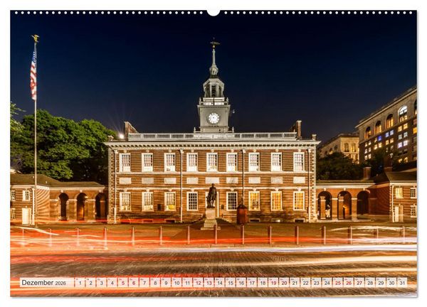 Produktbild: PHILADELPHIA Historie und Moderne (Wandkalender 2026 DIN A2 quer), CALVENDO Monatskalender