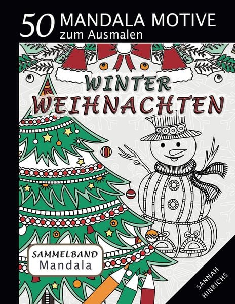 Produktbild: Mandala Sammelband 50 Mandala Motive zum Ausmalen - Winter-Weihnachten