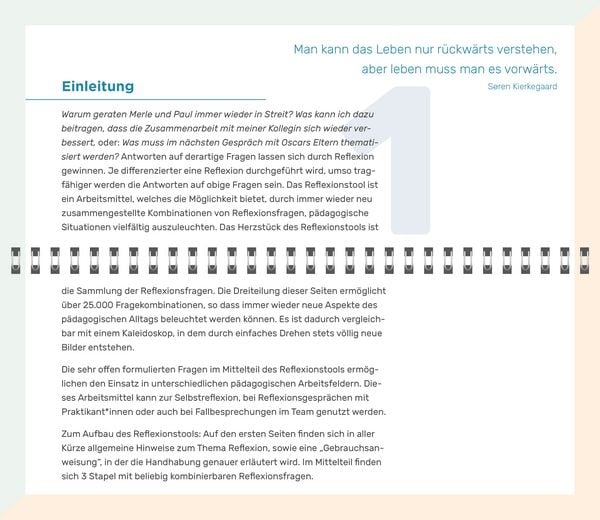 Produktbild: Reflexionstool f&uuml;r p&auml;dagogische Fachkr&auml;fte
