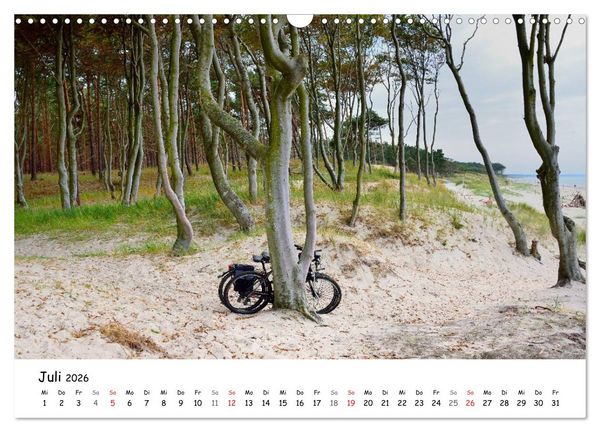 Produktbild: Velomantisch - Radimpressionen (Wandkalender 2026 DIN A3 quer), CALVENDO Monatskalender