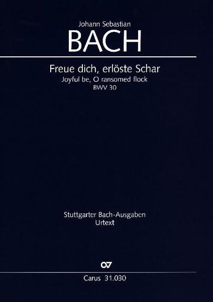 Produktbild: Freue dich, erl&ouml;ste Schar, Partitur