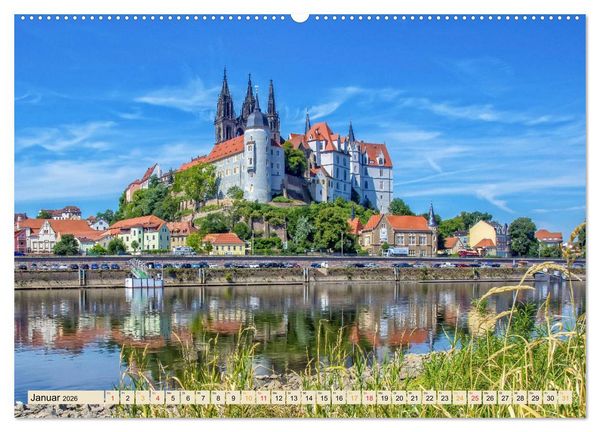 Produktbild: Reise durch Deutschland - Sachsen (Wandkalender 2026 DIN A2 quer), CALVENDO Monatskalender