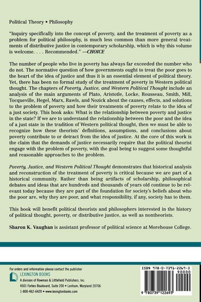 Produktbild: Poverty, Justice, and Western Political Thought
