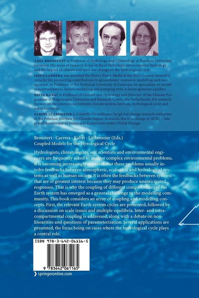 Produktbild: Coupled Models for the Hydrological Cycle