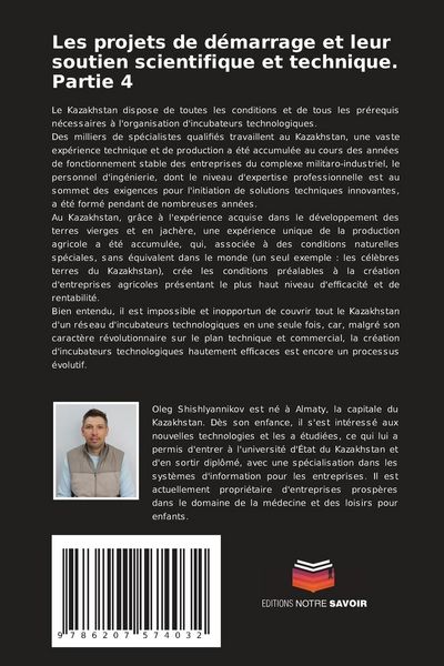 Produktbild: Les projets de d&eacute;marrage et leur soutien scientifique et technique. Partie 4