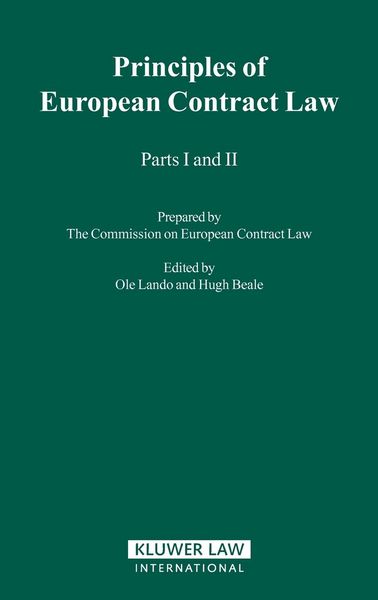 Produktbild: The Principles of European Contract Law