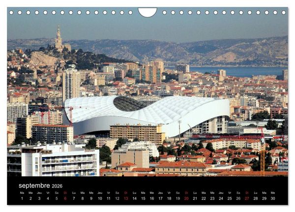 Produktbild: MARSEILLE (Calendrier mural 2026 DIN A4 vertical), CALVENDO calendrier mensuel