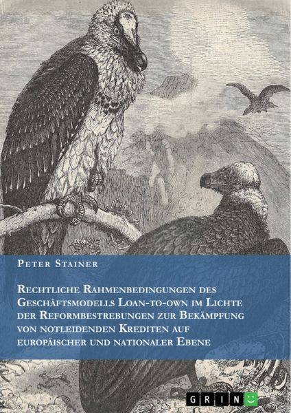 Produktbild: Rechtliche Rahmenbedingungen des Gesch&auml;ftsmodells Loan-to-own im Lichte der Reformbestrebungen zur Bek&auml;mpfung von notleidenden Krediten auf europ&auml;isch