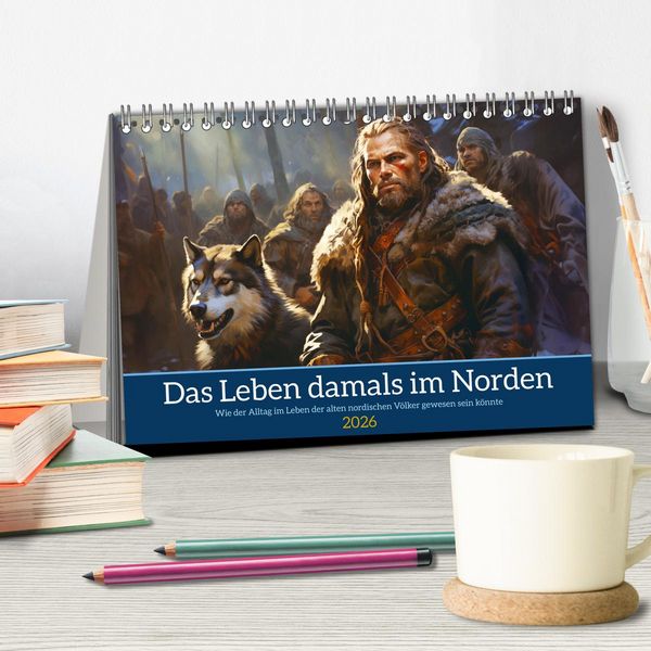 Produktbild: Das Leben damals im Norden (Tischkalender 2026 DIN A5 quer), CALVENDO Monatskalender