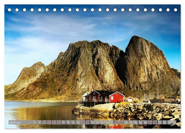 Produktbild: Lofoten Islands, Beauty of Nature (Desk Calendar 2026 DIN A5 landscape), CALVENDO 12 Month DeskCalendar