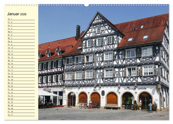 Produktbild: Sehenswertes in Baden-W&uuml;rttemberg erleben (Wandkalender 2026 DIN A2 quer), CALVENDO Monatskalender