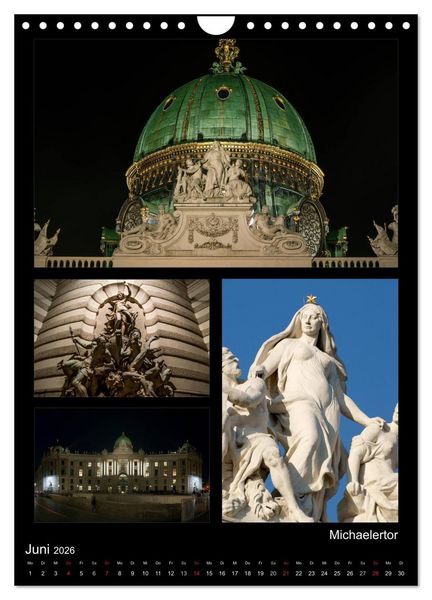 Produktbild: Die Hofburg zu Wien (Wandkalender 2026 DIN A4 hoch), CALVENDO Monatskalender