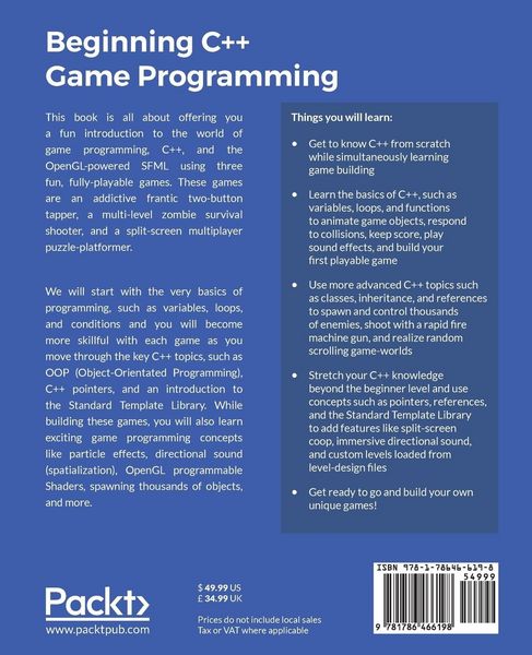 Produktbild: Beginning C++ Game Programming
