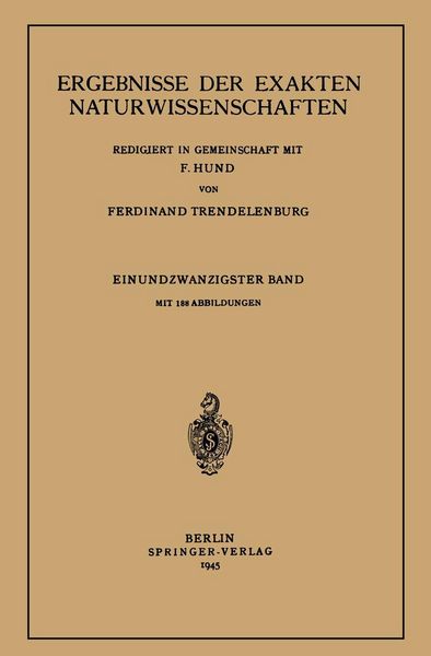 Produktbild: Ergebnisse der Exakten Naturwissenschaften