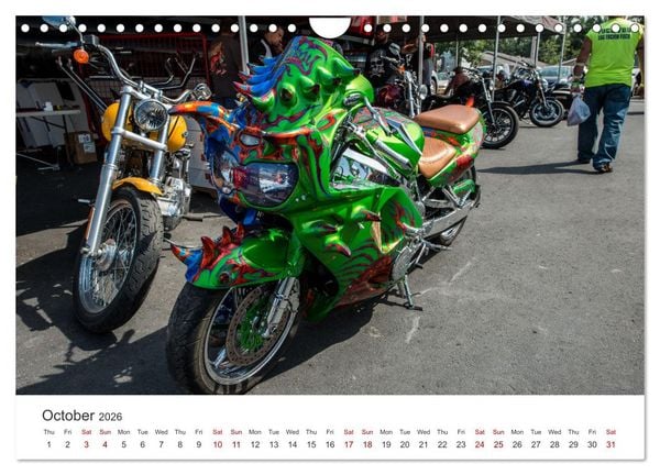 Produktbild: Sturgis - The most famous motorcycle rally in the world (Wall Calendar 2026 DIN A4 landscape), CALVENDO 12 Month Wall Calendar